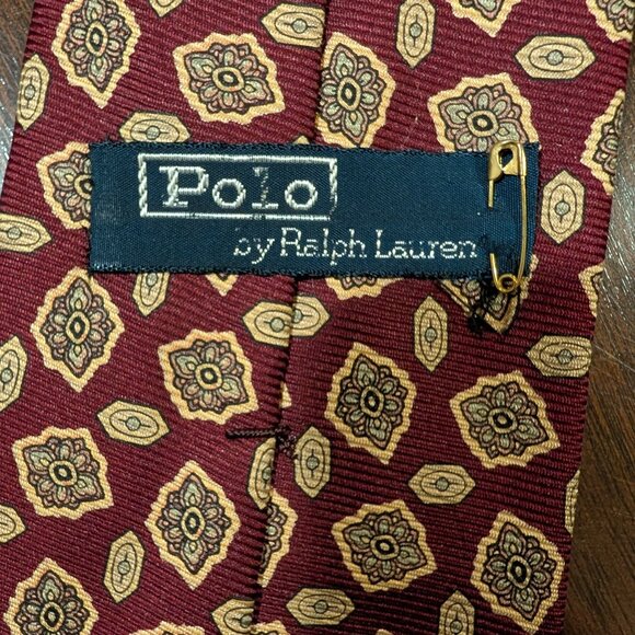 Current Giorgio Armani + Vintage Polo Ralph Lauren Men's 100% Silk Ties EUC - Picture 6 of 8
